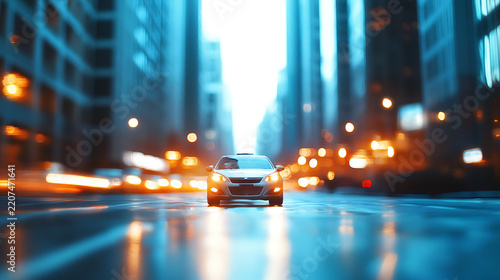 Modern Cityscape & Urban Skyline Images for Adobe Stock: High-Resolution Skyscrapers, Sunset Reflections, Car Light Trails, Wet Roads and Business District Landscapes
