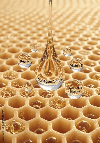 Golden Elixir Drip: A Honeycomb's Embrace