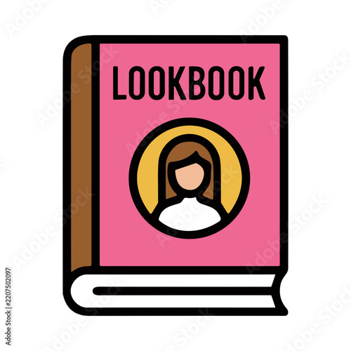Fashion Lookbook Cover Illustrating Modern Styles and Creative Designs
