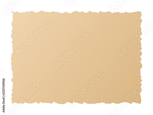 Vintage torn paper background with black border transparent PNG