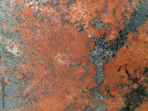 Rusty Metal Surface Texture and Aged Grunge Iron Background