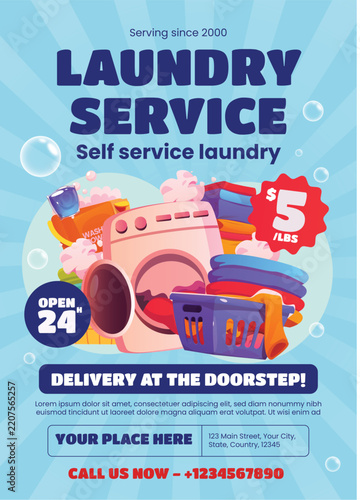 Laundry Service Flyer