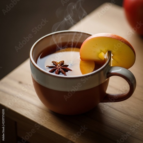 Autumn's Embrace: Steaming Cider, Star Anise, and Orchard's Kiss.