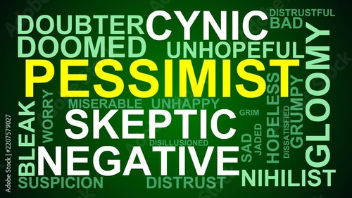 Pessimist Word Cloud