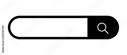 検索窓 / Search Icon – 虫眼鏡・探す・拡大のシンボル