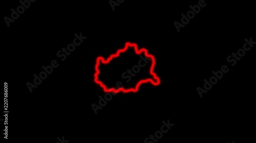 Austria_Lower_multicolor_map_highlight Video Footage Animated Motion for professional design projects presentations digital media and commercial visua
