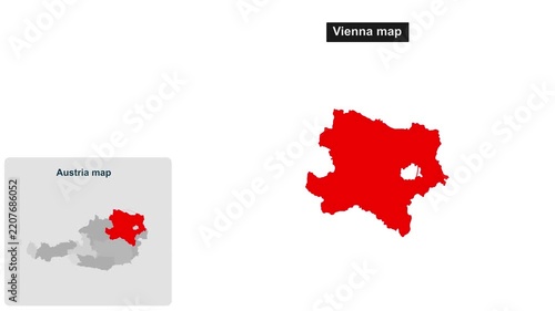 Austria_Vienna_map_with_location_marker Video Footage Animated Motion for professional design projects presentations digital media and commercial visu