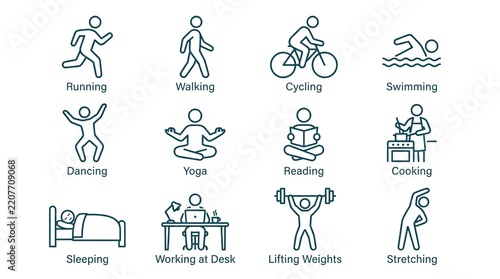 set of human symbols