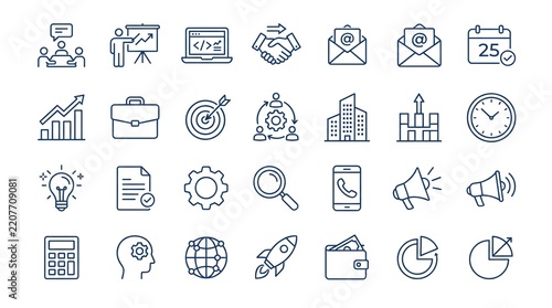 set of vector icons