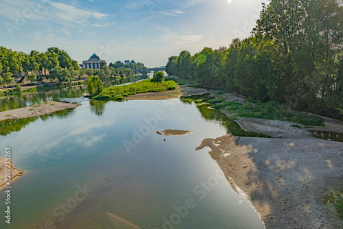 Tours city in centre of France and loire river