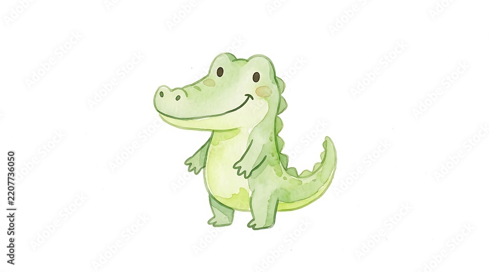 Obraz premium Cute Funny Animal Character Vector Illustration – Creative Cartoon Mascot Design for Children's Books, Branding, and Prints
