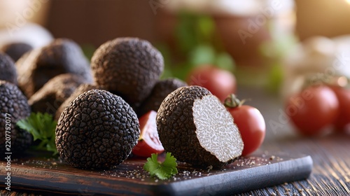 Black Truffle Premium Ingredient, Food Close-up