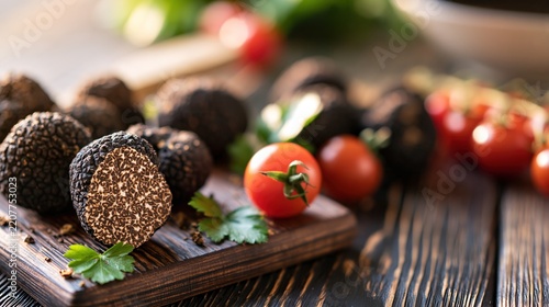 Black Truffle Premium Ingredient, Food Close-up