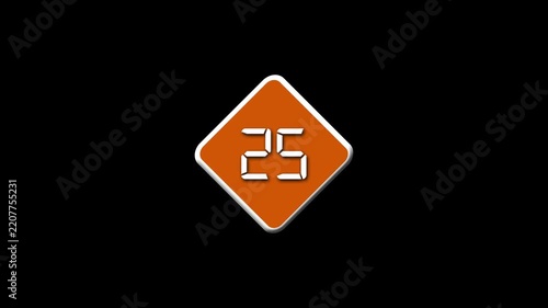 30 second countdown timer animation transparent