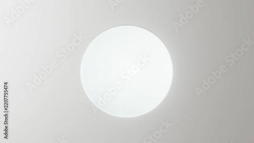 Soft circular glass blur motion graphics template