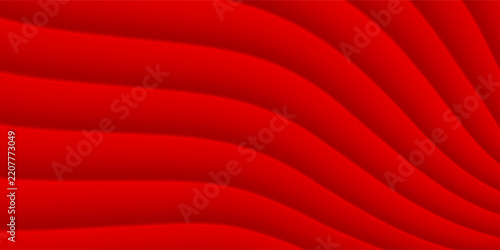 Abstract red geometric background. Neumorphism style