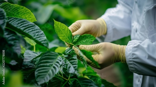 Scientists are engaged in outdoor research on the organic properties of kratom plants.
