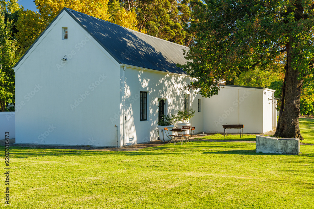 Fototapeta premium Small winery house in South Africa