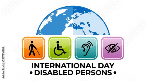 International Day of Persons with Disabilities awareness graphic design