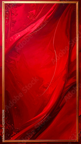 red silk background