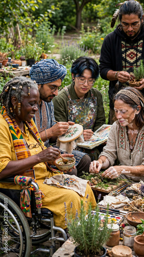 Emphasize individuality through authentic personal style, beauty rituals, creativity, and visual culture. Showcase the diversity of skin tones and ethnic heritage.