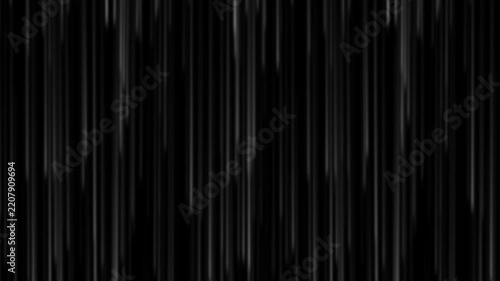Abstract Black and White Vertical Striped Curtain Background with Dramatic Light, Elegant Theater Stage Texture, Modern Decorative Pattern and Dark Backdrop Design