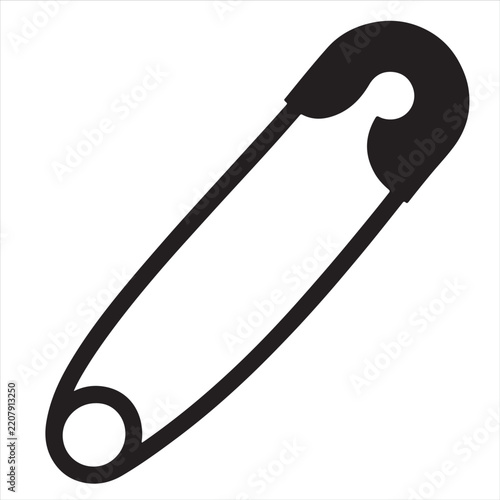 Safety Pin Icon Set