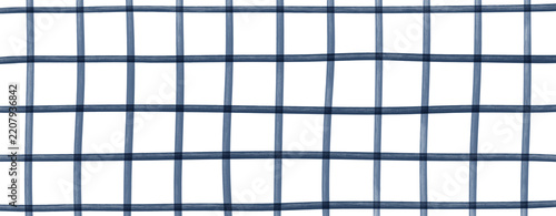 Seamless white pattern with hand drawn blue grid lines for simple geometric aesthetic background design PNG