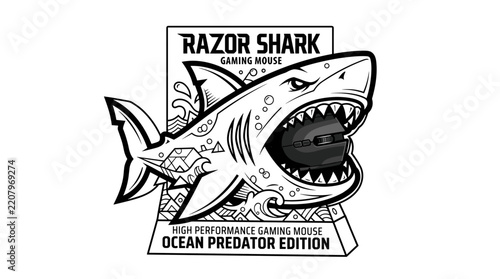 Razor Shark Gaming Mouse Ocean Predator Edition.