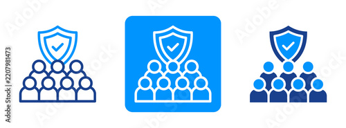 Public Safety Icon In Dual Tone Style