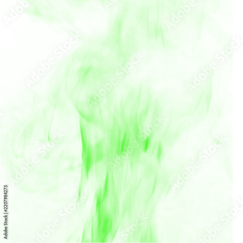 Real green smoke texture background