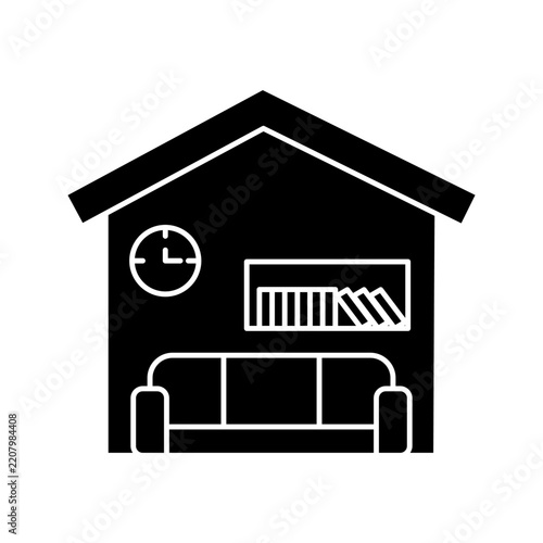 Interior icon on white background