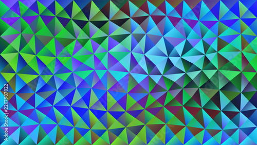 Futuristic Neon Color Mesh Low-poly Abstract Vector Background with Rich Gradients
