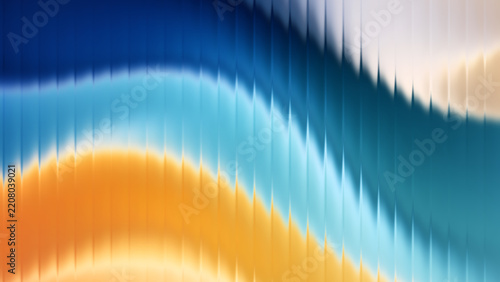 Abstract glassmorphism background with frosted fractal glass texture and smooth wavy blue teal orange gradients creating a premium modern presentation backdrop.