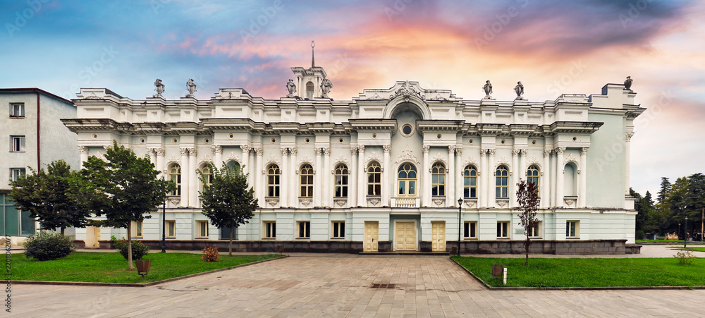 Obraz premium Senaki theater - Georgia, facade of a classical building
