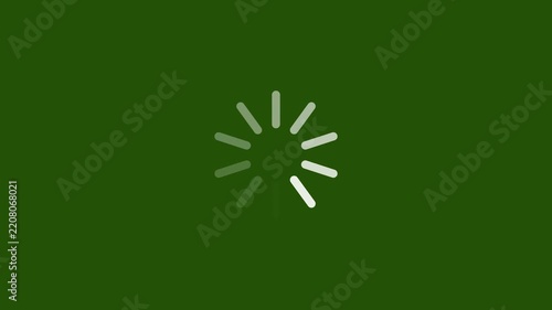 loading wheel animation - Animated spinning load icon with alpha layer transparent background. Loading circle icon motion animate 4k video.