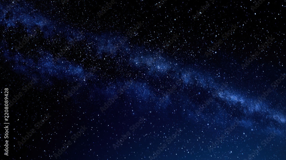 Obraz premium Celestial galaxy star field deep space nebula