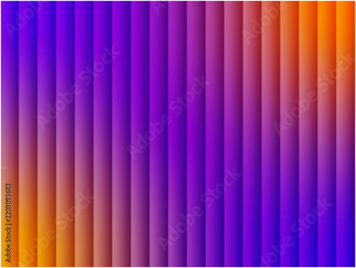 Abstract Fractal Glass Ripple Texture with Vibrant Gradient Background — Futuristic Liquid Distortion, Modern Fluted Wave Pattern, and Glossy Ribbed Refraction Effect. Vector illustration