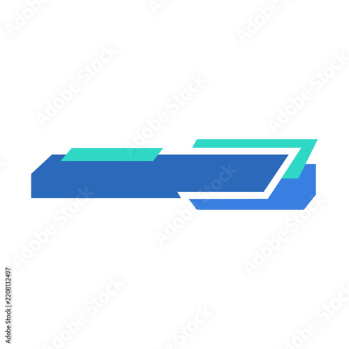 Abstract Futuristic Footer