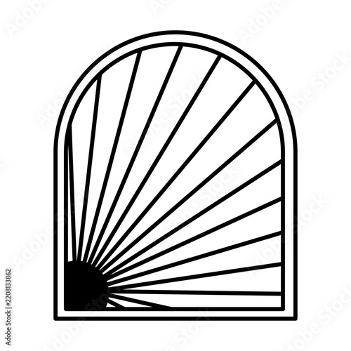 Aesthetic Monoline Arch Frame