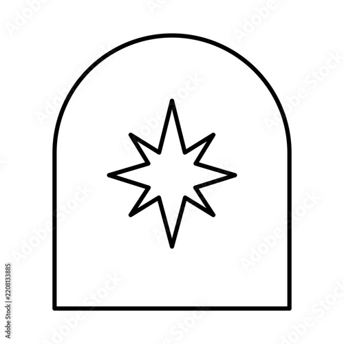 Aesthetic Monoline Arch Frame