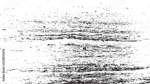 Black and white vector grunge texture background featuring horizontal travertine stone layers, limestone strata erosion, marble veins, and fine rock noise overlay.