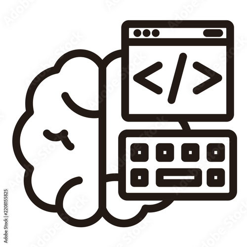 Ai Database  Icon Element For Design  