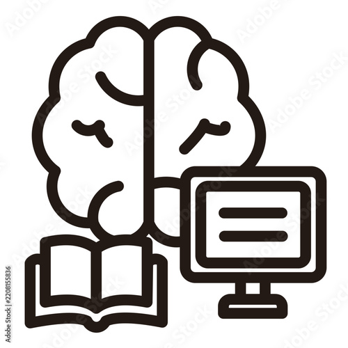 Ai Digital Learning  Icon Element For Design  
