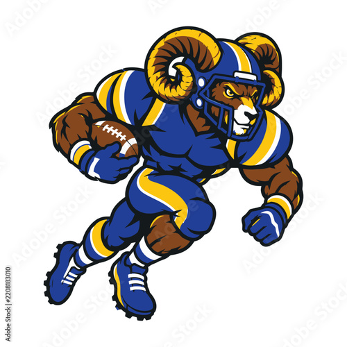 Ram Football Mascot