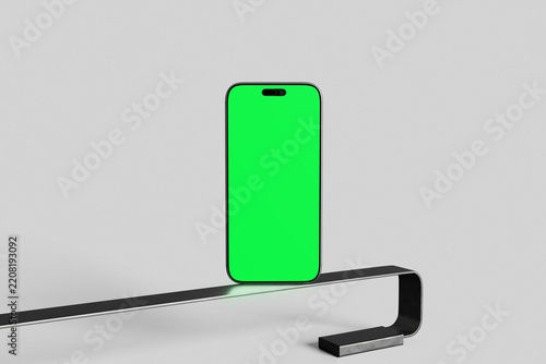 Mobile Website Screen Presentation Mockup