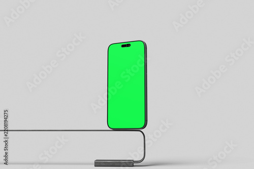 Mobile App Interface Display Mockup