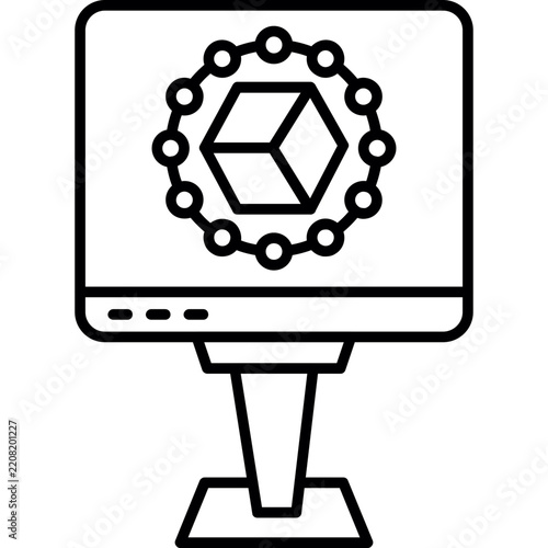 Blockchain Analytics Icon