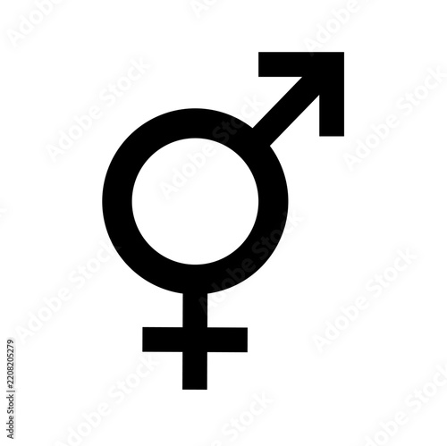 All gender symbol icon vector image