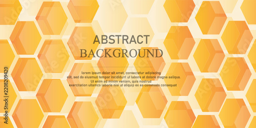 Abstract hexagon shape background. Modern futuristic geometric hexagonal elements. Graphic design. Science and technology concept. Suit for medical, banner, website, presentation, business. eps 10